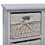 Wardrobe with 3 woven baskets on the left white wood by vidaXL, Lockers and storage cabinets - Ref: Foro24-240794, Price: 160...