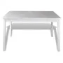 5-teiliges weißes Esszimmermöbel-Set von vidaXL, Möbelsets für Küchen und Esszimmer - Ref: Foro24-240883, Preis: 238,41 €, Ra...