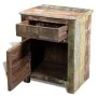 Mesa auxiliar con 1 cajón y 1 puerta madera reciclada de vidaXL, Mesitas de noche - Ref: Foro24-240950, Precio: 193,49 €, Des...