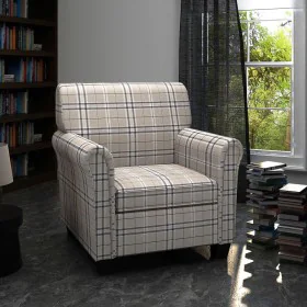 Sillón sofá con asiento acolchado de color crema de vidaXL, Sillones - Ref: Foro24-240978, Precio: 190,38 €, Descuento: %