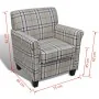 Sofa armchair with cream padded seat by vidaXL, Armchairs - Ref: Foro24-240978, Price: 190,38 €, Discount: %