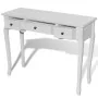 Console table with three white drawers by vidaXL, Side tables - Ref: Foro24-241143, Price: 159,38 €, Discount: %