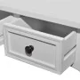 Console table with three white drawers by vidaXL, Side tables - Ref: Foro24-241143, Price: 159,38 €, Discount: %