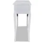 Console table with three white drawers by vidaXL, Side tables - Ref: Foro24-241143, Price: 159,38 €, Discount: %