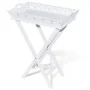 Side table with white tray by vidaXL, Side tables - Ref: Foro24-241148, Price: 75,32 €, Discount: %