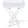 Side table with white tray by vidaXL, Side tables - Ref: Foro24-241148, Price: 75,32 €, Discount: %