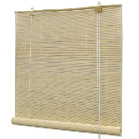 Natural bamboo roller blinds 80x160 cm by vidaXL, Blinds and blinds - Ref: Foro24-241320, Price: 19,95 €, Discount: %