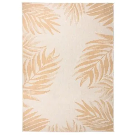 Alfombra de exterior tejido plano estampado de hoja 140x200 cm de vidaXL, Alfombras - Ref: Foro24-340859, Precio: 46,73 €, De...
