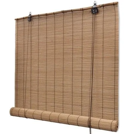 Brown bamboo roller blinds 140x160 cm by vidaXL, Blinds and blinds - Ref: Foro24-241330, Price: 35,15 €, Discount: %