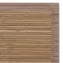 Rectangular brown bamboo rug 80 x 200 cm by vidaXL, Rugs - Ref: Foro24-241337, Price: 32,29 €, Discount: %