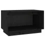 Massives Kiefernholz-TV-Möbel in Schwarz 60x35x35 cm von vidaXL, TV-Möbel - Ref: Foro24-813828, Preis: 35,34 €, Rabatt: %