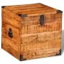 Rough Mango Wood Cubic Storage Chest by vidaXL, Storage trunks - Ref: Foro24-241636, Price: 148,49 €, Discount: %