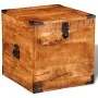 Rough Mango Wood Cubic Storage Chest by vidaXL, Storage trunks - Ref: Foro24-241636, Price: 148,49 €, Discount: %