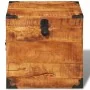 Rough Mango Wood Cubic Storage Chest by vidaXL, Storage trunks - Ref: Foro24-241636, Price: 148,49 €, Discount: %