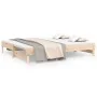 Removable sofa bed solid pine wood 2x(90x200) cm by vidaXL, Beds and slatted bases - Ref: Foro24-823379, Price: 130,83 €, Dis...