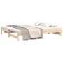 Removable sofa bed solid pine wood 2x(90x200) cm by vidaXL, Beds and slatted bases - Ref: Foro24-823379, Price: 130,83 €, Dis...