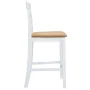 Küchenhocker 2 Stück Stoff Weiß von vidaXL, Küchenhocker - Ref: Foro24-241702, Preis: 165,56 €, Rabatt: %