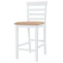 Küchenhocker 2 Stück Stoff Weiß von vidaXL, Küchenhocker - Ref: Foro24-241702, Preis: 165,56 €, Rabatt: %