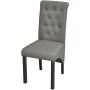 Dining chairs 2 units light gray fabric by vidaXL, dining chairs - Ref: Foro24-242222, Price: 183,32 €, Discount: %