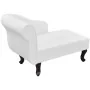 Diván de cuero sintético blanco de vidaXL, Divanes - Ref: Foro24-242405, Precio: 213,48 €, Descuento: %