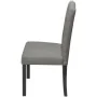 Swivel dining chairs 4 units gray fabric by vidaXL, dining chairs - Ref: Foro24-242224, Price: 242,93 €, Discount: %