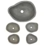 Oval river stone washbasin (37-46)x(29-36) cm by vidaXL, Sinks - Ref: Foro24-242667, Price: 91,15 €, Discount: %