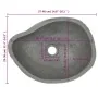 Oval river stone washbasin (37-46)x(29-36) cm by vidaXL, Sinks - Ref: Foro24-242667, Price: 91,15 €, Discount: %