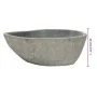 Oval river stone washbasin (37-46)x(29-36) cm by vidaXL, Sinks - Ref: Foro24-242667, Price: 91,15 €, Discount: %