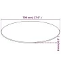 Runder Tisch aus gehärtetem Glas 700 mm von vidaXL, Tischplatten - Ref: Foro24-243628, Preis: 51,56 €, Rabatt: %