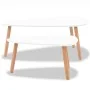 Couchtische 2 Einheiten aus massivem weißem Kiefernholz von vidaXL, Couchtisch - Ref: Foro24-244731, Preis: 99,10 €, Rabatt: %