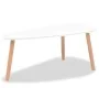 Couchtische 2 Einheiten aus massivem weißem Kiefernholz von vidaXL, Couchtisch - Ref: Foro24-244731, Preis: 99,10 €, Rabatt: %