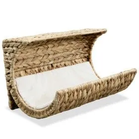Cama para gato con cojín de jacinto de agua 35x18x18 cm de vidaXL, Camas para gatos - Ref: Foro24-245496, Precio: 38,07 €, De...