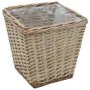 Wicker flower bed with PE lining 3 units by vidaXL, Pots and planters - Ref: Foro24-246833, Price: 44,10 €, Discount: %