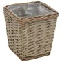 Wicker flower bed with PE lining 3 units by vidaXL, Pots and planters - Ref: Foro24-246833, Price: 44,10 €, Discount: %