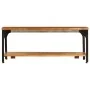 Coffee table with shelf solid recycled wood 100x60x35 cm by vidaXL, Coffee table - Ref: Foro24-247324, Price: 109,37 €, Disco...