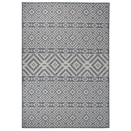 Blue striped flat weave outdoor rug 160x230 cm by vidaXL, Rugs - Ref: Foro24-340839, Price: 56,72 €, Discount: %