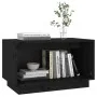 Massives Kiefernholz-TV-Möbel in Schwarz 60x35x35 cm von vidaXL, TV-Möbel - Ref: Foro24-813828, Preis: 35,34 €, Rabatt: %