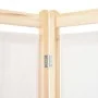 Divider screen with 6 cream fabric panels 240x170x4 cm by vidaXL, Room dividers - Ref: Foro24-248174, Price: 74,37 €, Discoun...
