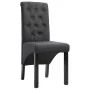 Sillas de comedor 2 unidades tela gris oscura de vidaXL, Sillas de comedor - Ref: Foro24-248986, Precio: 183,93 €, Descuento: %
