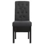 Sillas de comedor 2 unidades tela gris oscura de vidaXL, Sillas de comedor - Ref: Foro24-248986, Precio: 183,93 €, Descuento: %