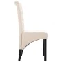 Esszimmerstühle, 2 Einheiten, cremefarbener Stoff von vidaXL, Essstühle - Ref: Foro24-248987, Preis: 191,33 €, Rabatt: %