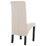 Esszimmerstühle, 2 Einheiten, cremefarbener Stoff von vidaXL, Essstühle - Ref: Foro24-248987, Preis: 191,33 €, Rabatt: %