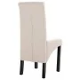 Sillas de comedor 2 unidades tela color crema de vidaXL, Sillas de comedor - Ref: Foro24-248987, Precio: 191,33 €, Descuento: %