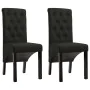 Esszimmerstühle 2 Einheiten aus schwarzem Stoff von vidaXL, Essstühle - Ref: Foro24-248991, Preis: 185,41 €, Rabatt: %
