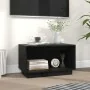 Massives Kiefernholz-TV-Möbel in Schwarz 60x35x35 cm von vidaXL, TV-Möbel - Ref: Foro24-813828, Preis: 35,34 €, Rabatt: %