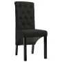Dining chairs 2 units of black fabric by vidaXL, dining chairs - Ref: Foro24-248991, Price: 185,41 €, Discount: %