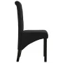 Sillas de comedor 2 unidades de tela negra de vidaXL, Sillas de comedor - Ref: Foro24-248991, Precio: 185,41 €, Descuento: %