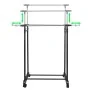 Adjustable clothes rack 2 bars 2 units by vidaXL, Dresser Organizers and Bar Hangers - Ref: Foro24-270182, Price: 61,40 €, Di...