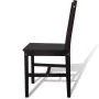 Dining chairs, 6 units, dark brown pine wood by vidaXL, dining chairs - Ref: Foro24-271499, Price: 278,17 €, Discount: %