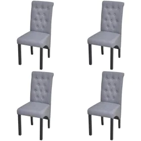 Dining chairs 4 units light gray fabric by vidaXL, dining chairs - Ref: Foro24-272245, Price: 348,66 €, Discount: %